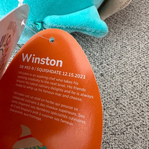 Nwt 🦉 8” WINSTON the Owl Halloween Squad Scarecrow Costume Hat Squishmallow - Picture 5 of 6